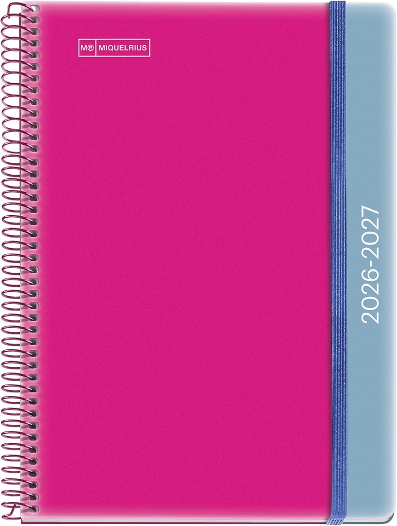 Agenda Escolar PLUS D/PCOLLEGE TONE PINK-BLUE 26 Miquelrius