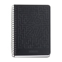 Agenda Escolar Activa Semana Vista Lab Negro 2026-27 Miquelrius