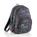 Mochila Triple Oslo Reciclada Game Over Miquelrius