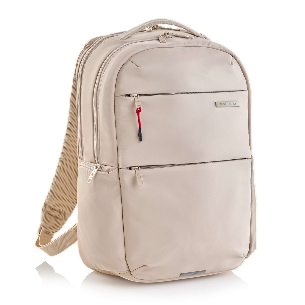 Mochila Mediana Beige Bag To Work Miquelrius