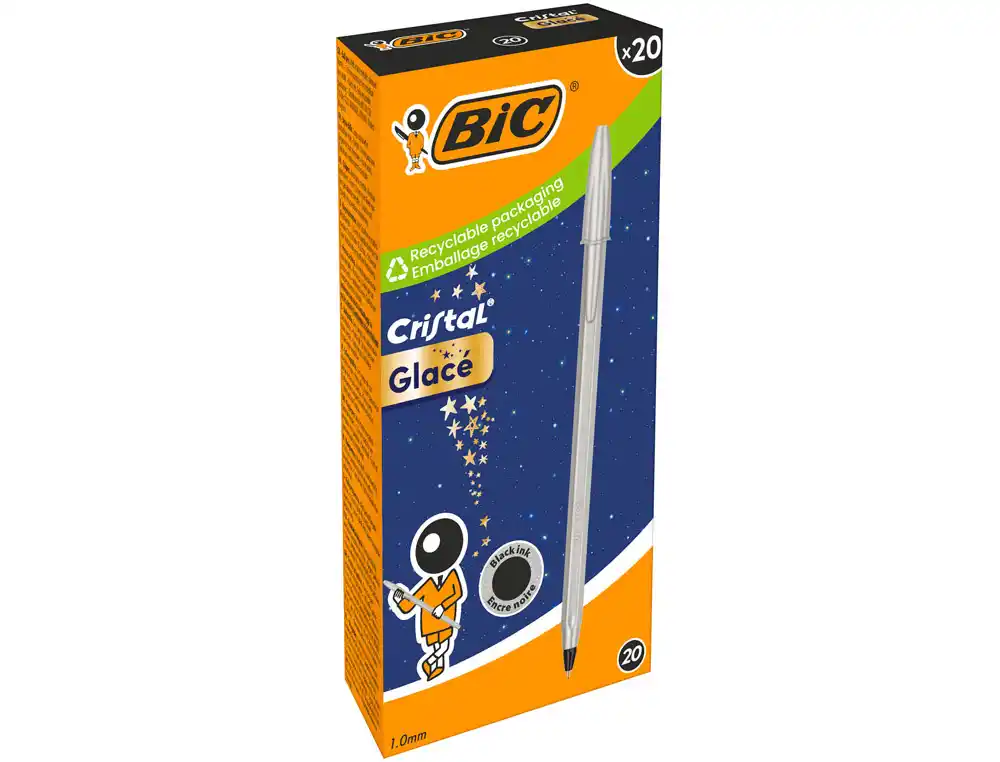 Boligrafo Bic cristal glace 1mm
