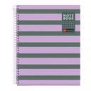 Cuaderno espiral 5X5 A5 90g 80h 1B T/D 2T microperforado Between The Lines Miquelrius 