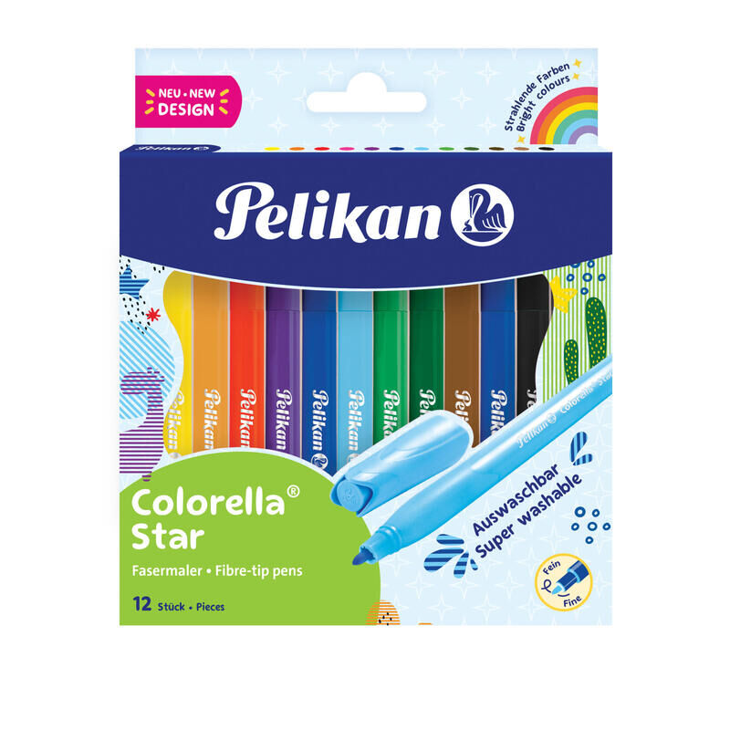 Rotuladores 12uds Colorella Star Pelikan