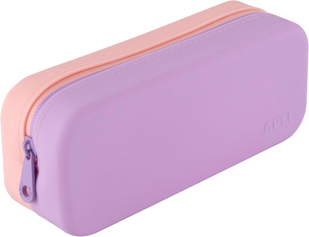 Estuche portatodo silicona bicolor pastel Apli
