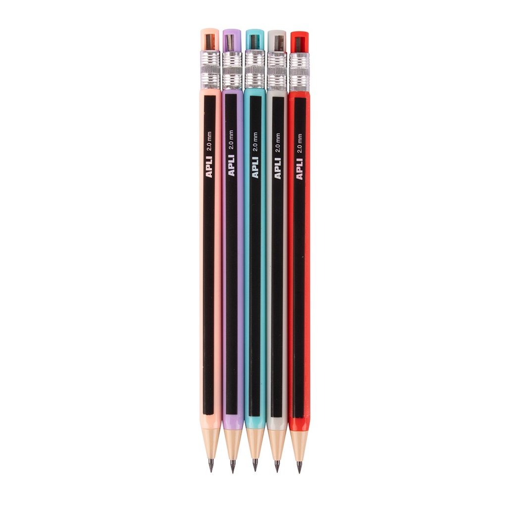 Portaminas 2.0mm con sacapuntas Apli