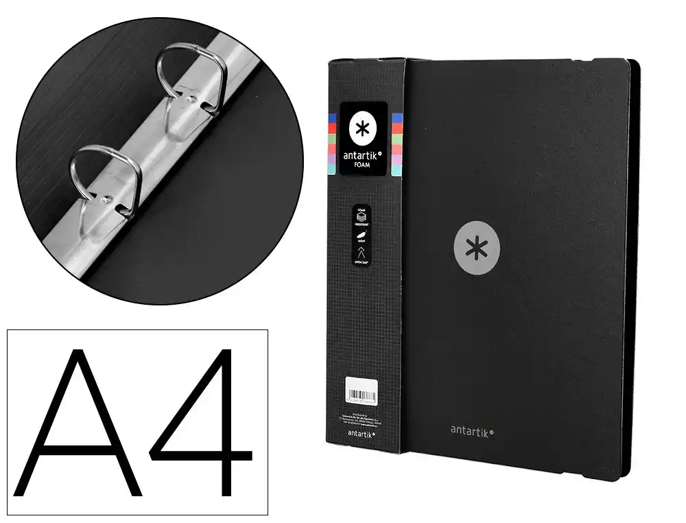 Carpeta A4 4Ax35 L20mm plástico Foam Antartik