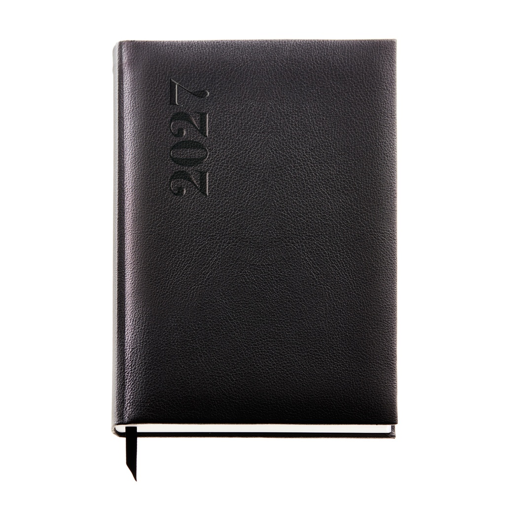 Agenda Plus Semana Vista Vertical Agora Rígida Negro 2027