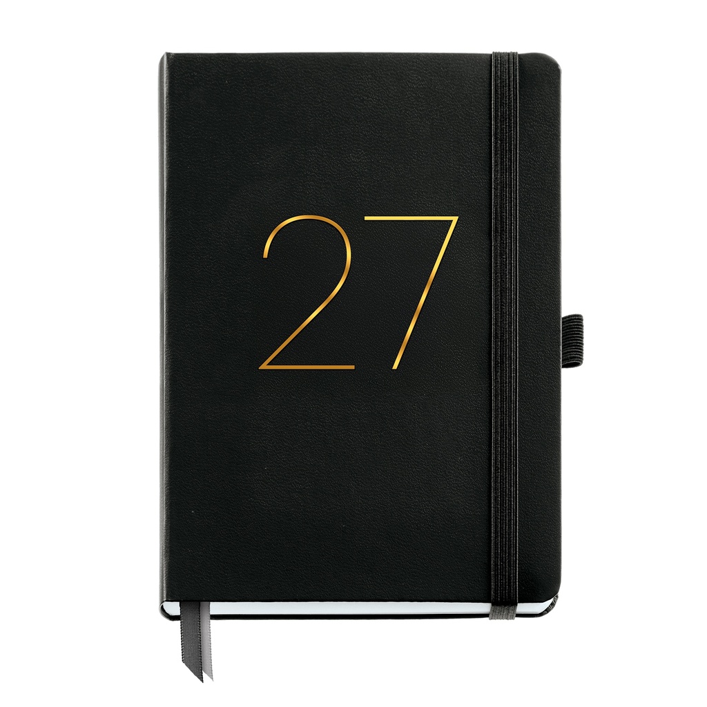 Agenda 2027, Semana Vista A5+, Español, Chester Negro Miquelrius