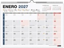 Calendario Pared A4 Completo 2027