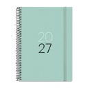 Agenda Espiral Plus Semana Vista Calm Aqua 2027