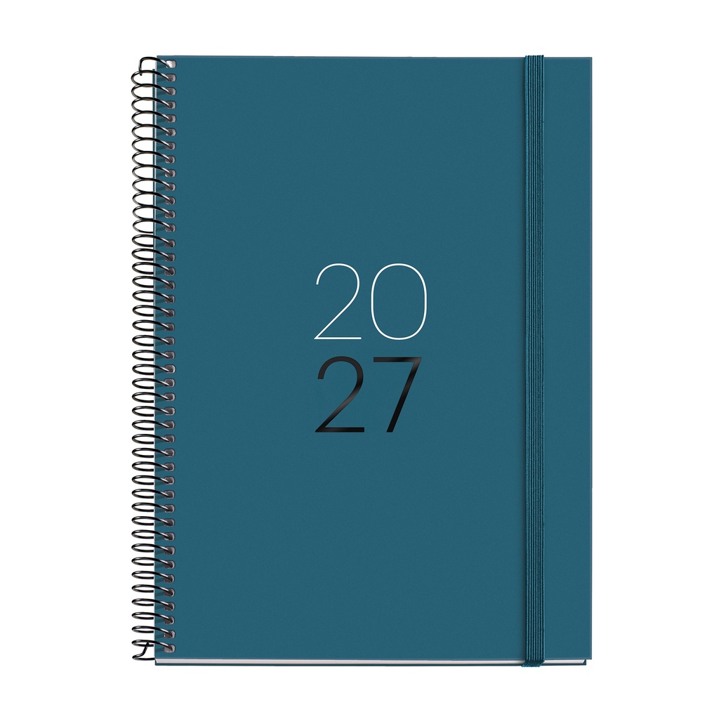 Agenda 2027 Semana Vista A5+, Español, Ocean Miquelrius