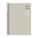 Agenda 2027 Día por Página A5+, Español, Gris Miquelrius