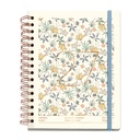 Agenda Plus Wire-O Día Página Cream Liberty 2027