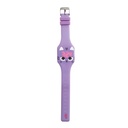 Reloj Infantil Digital cuadrado, Pantalla Led Táctil, Sistema de 12 Horas, Pila Incluida, Correa de Silicona, Regalo para Niños y Niñas, Medidas 32x225x5mm Back2Fun
