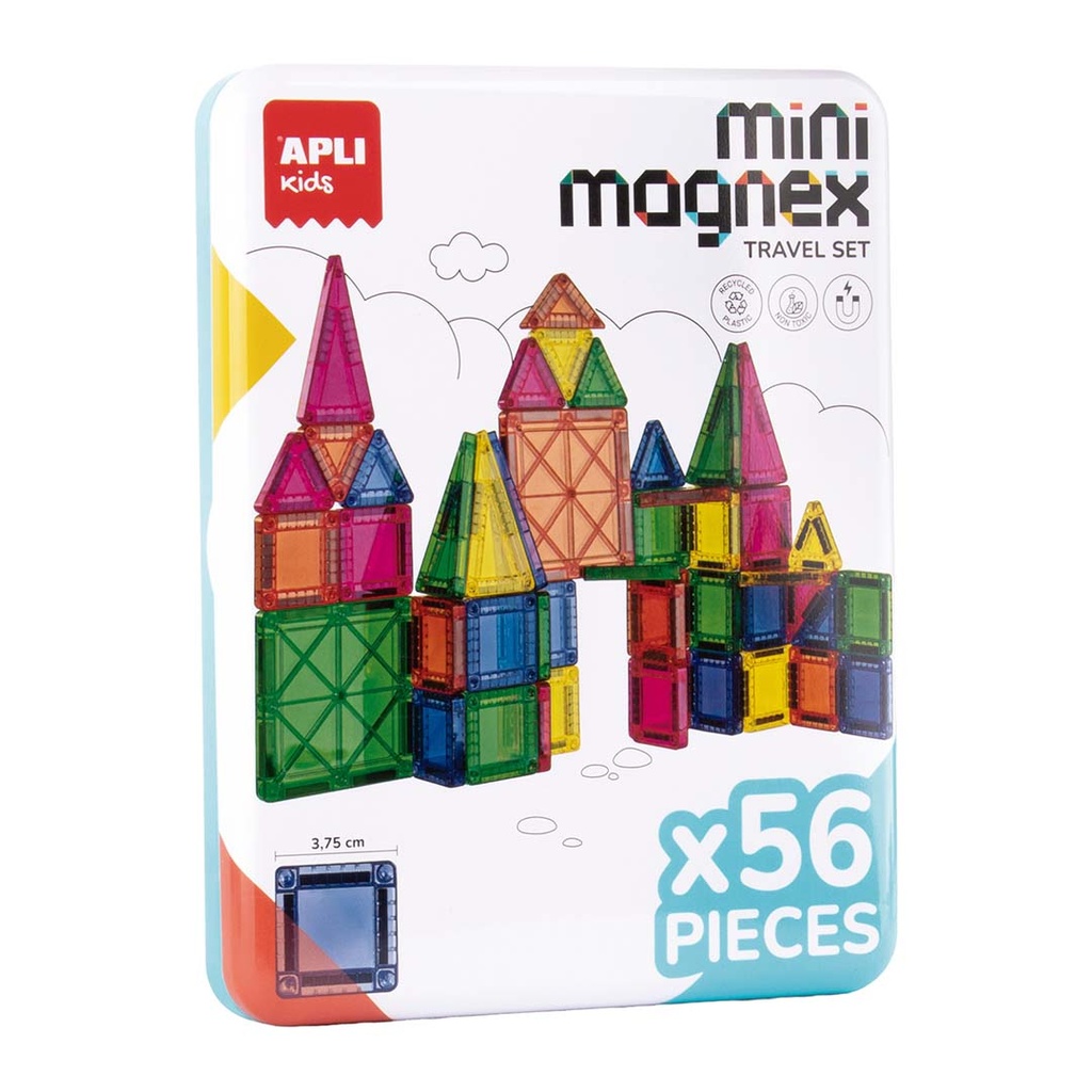 Juego magnético de construcción diseñado para estimular la creatividad y la imaginación Apli +3a