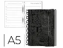 Agenda 2027 espiral Syros día página A5 bilingue 60g FSC Liderpapel