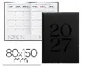 Agenda encuadernada 2027 Creta semana vista 80x150mm bilingüe 70g FSC Liderpapel