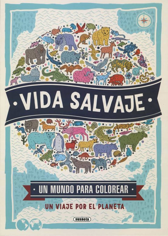 Vida salvaje (un mundo para colorear)