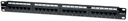 Panel de Parcheo Cat5e 24 puertos, UTP, 1U 19" Intellinet