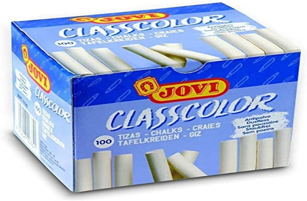 Tizas blancas antipolvo ud. Jovi