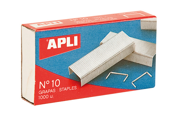 Grapas nº10 galvanizadas 1000uds Apli