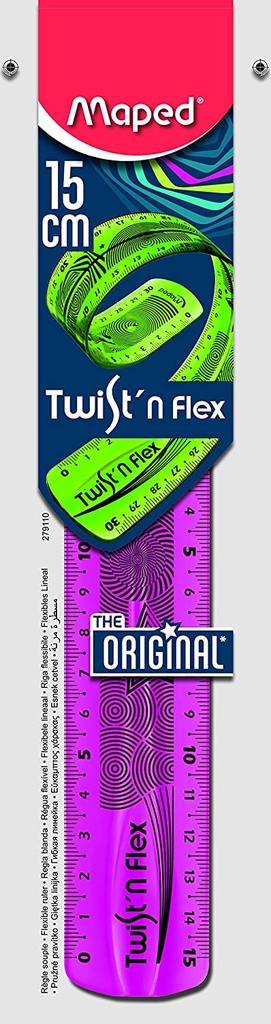 REGLA FLEXIBLE 15CM COLORES MAPED
