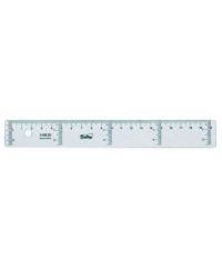 Regla 20cm cristal Safta