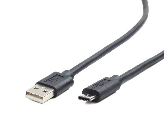 Cable USB 2.0 a M/tipo C 3.1 1M Negro GEMBIRD