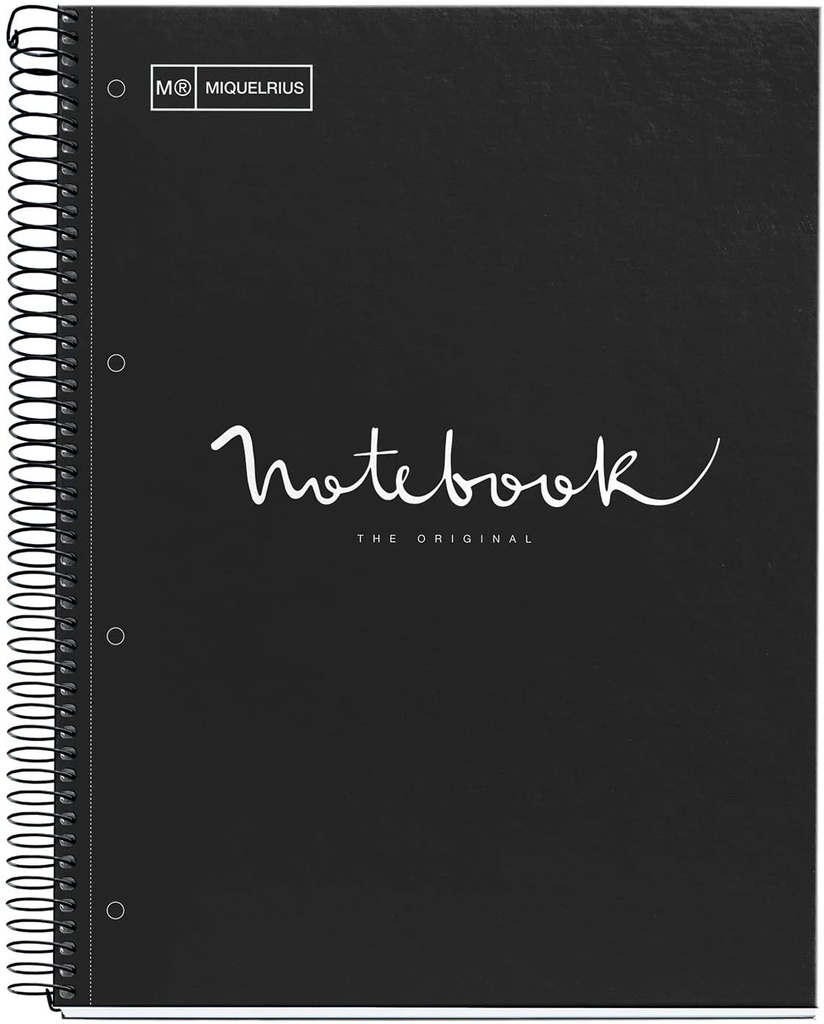 Cuaderno espiral 5x5 A4 90g 80h 1B T/D microperforado Emotions Miquelrius