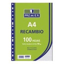 [C518-A4-90] RECAMBIO A4 100H 90GR PAUTA 2.5