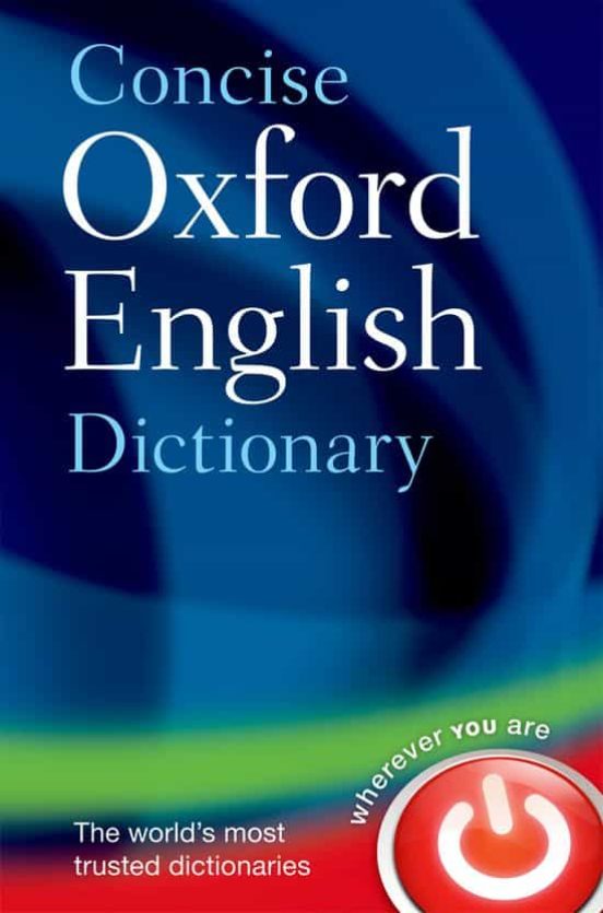 Concise oxford english dictionary (12th ed.)