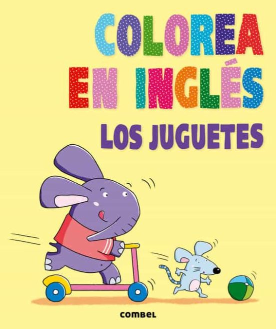 Colorea en ingles. los juguetes