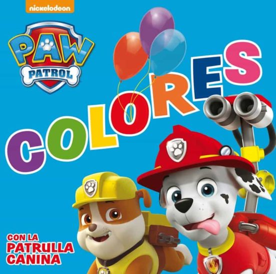 Colores con la patrulla canina (paw patrol - patrulla canina. todo cartón)