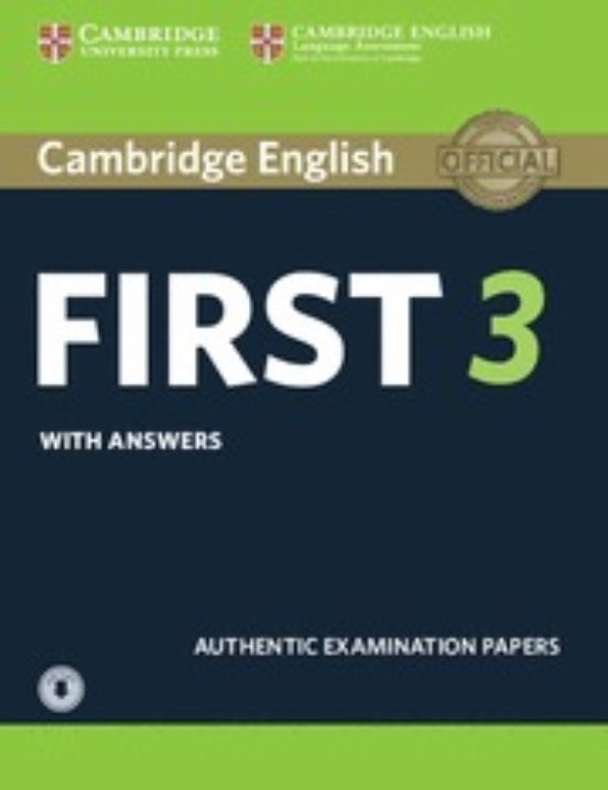 Cambridge english first 3 student s book with answers with audio