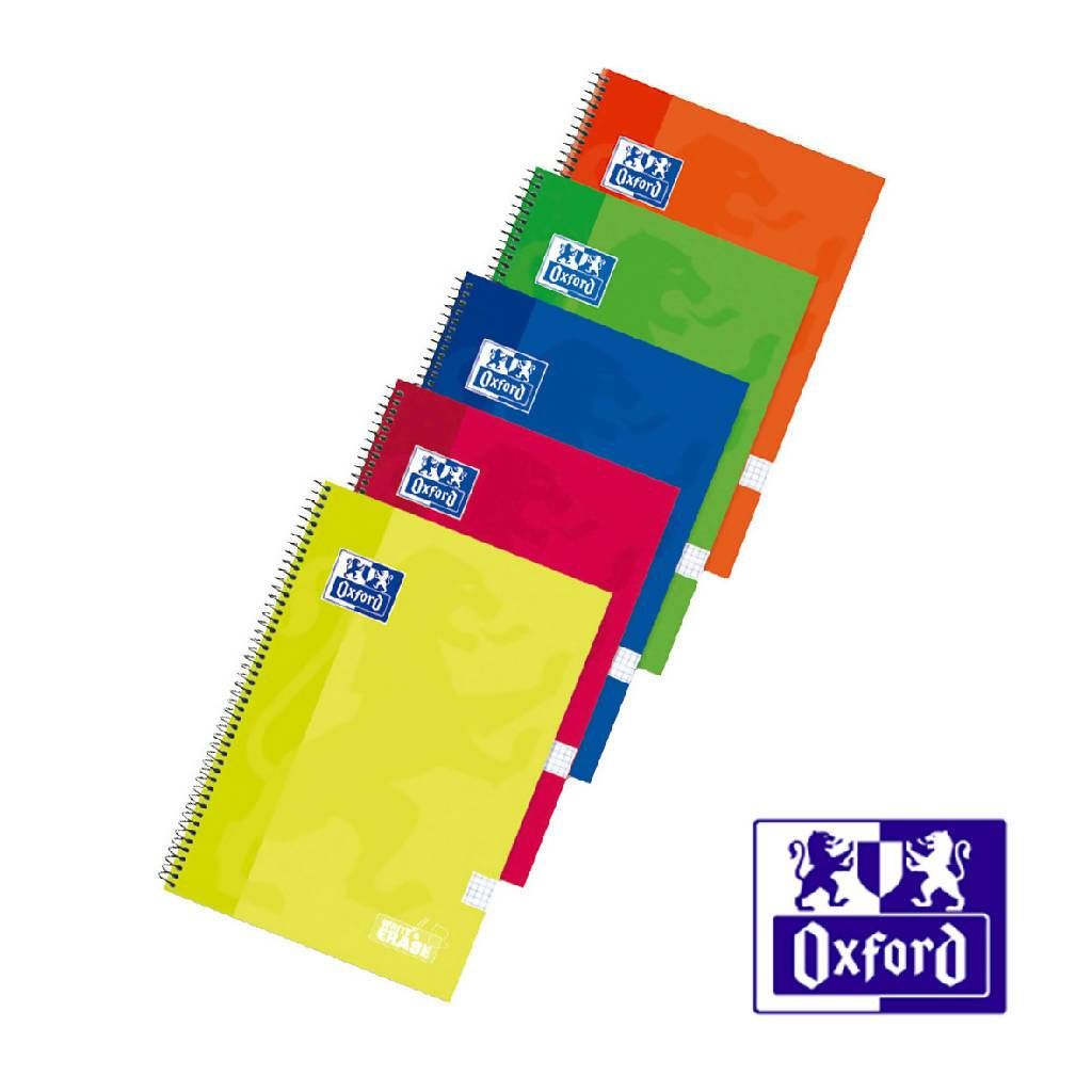 CUADERNO ESPIRAL Fº 4X4 80H 90G T/D W&E OXFOR