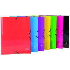 Carpeta Fº solapas PP colores surtidos Mariola