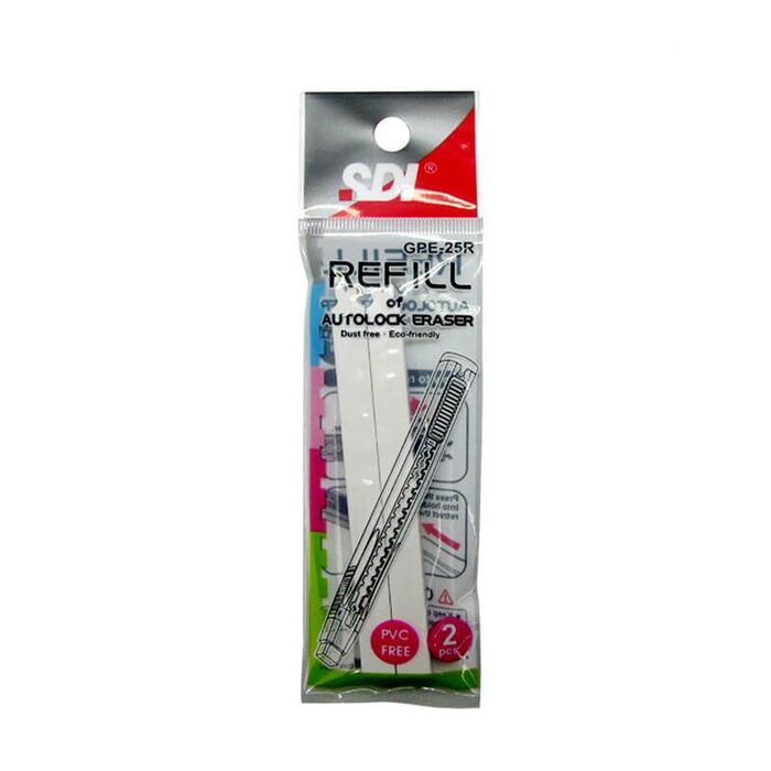 RECAMBIO PORTAGOMAS BLANCO BLISTER 2UDS