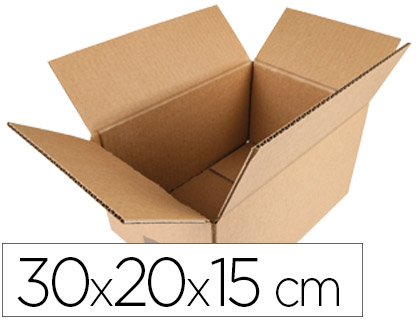Caja embalaje 300X200X150mm carton 5mm Q-connect
