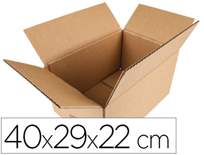 Caja embalar 400X290X220 5mm Q-Connect