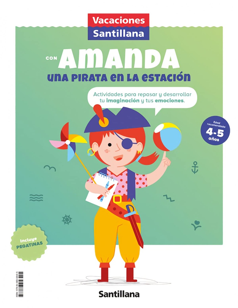 Vacaciones con Amanda, una pirata en la estación infantil 4-5 años