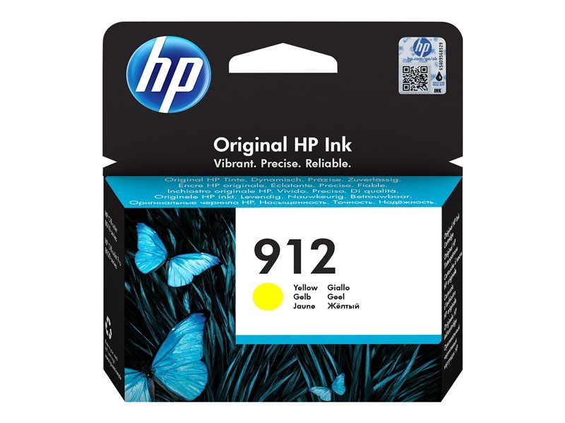 Tinta HP 912 original 3YL79AE amarilla