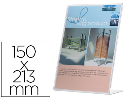 Expositor Sobremesa 150x213mm (A5) Q-CONNECT
