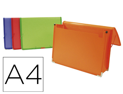 Carpeta portadocumentos A4 polipropileno colores surtidos Liderpapel
