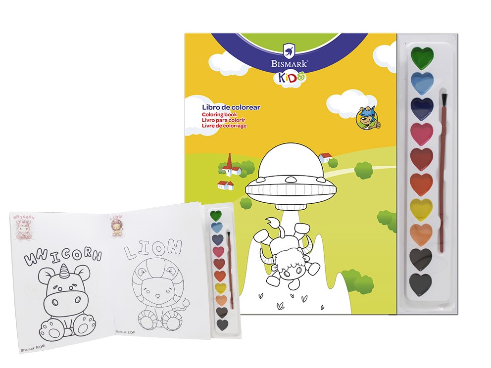 LIBRO PARA COLOREAR CON ACUARELAS