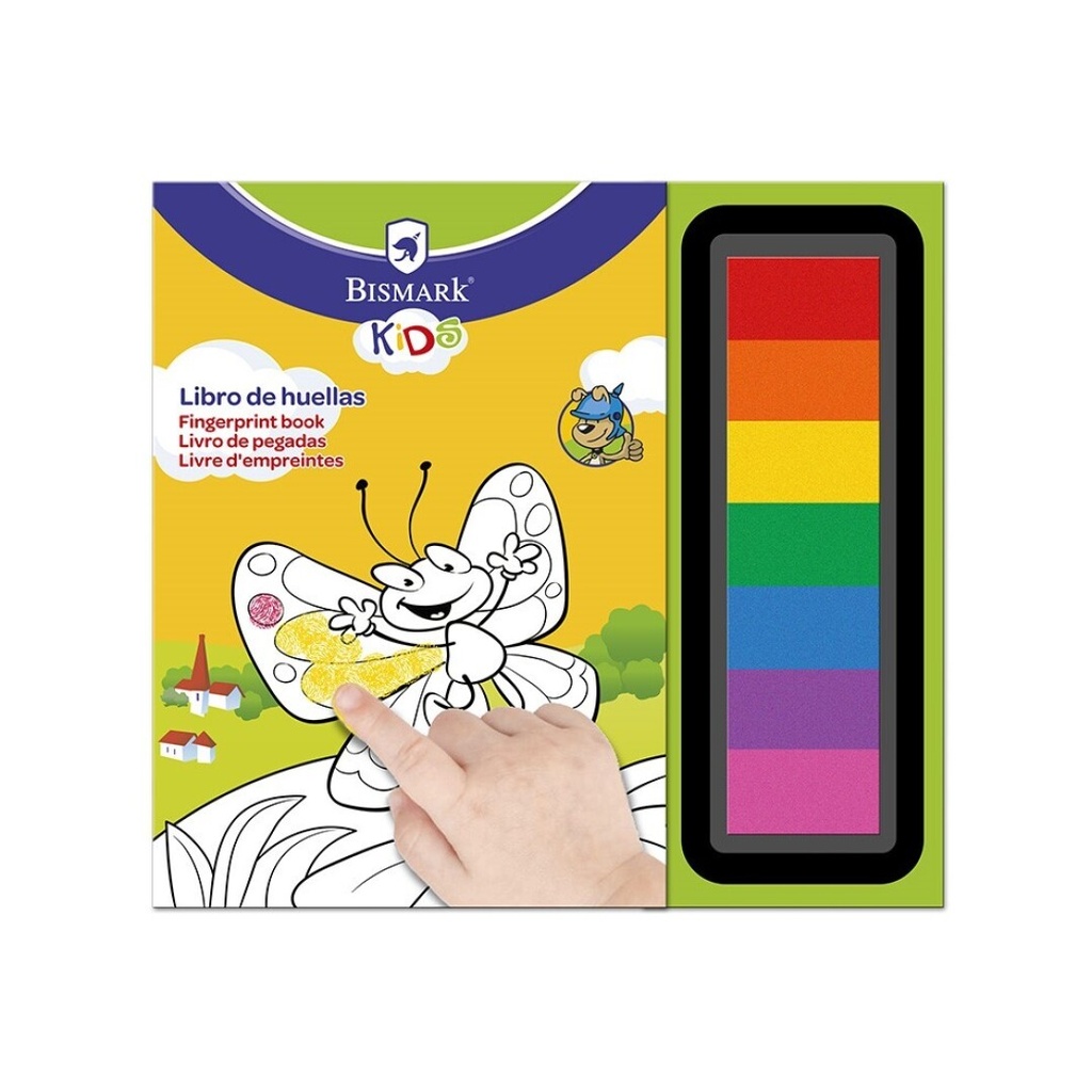 Libro colorear con huellas Bismark