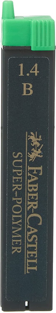 Minas grafito 1.4mm B 6uds Faber Castell