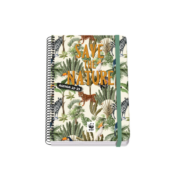 Agendea escolar A5 S/V WWF Save the Nature 22/23