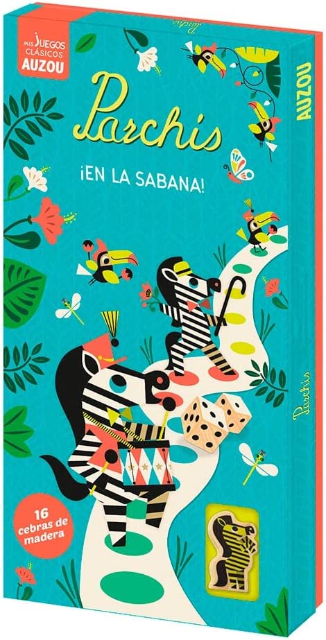 Juego de parchis ¡En la sabana! +6a