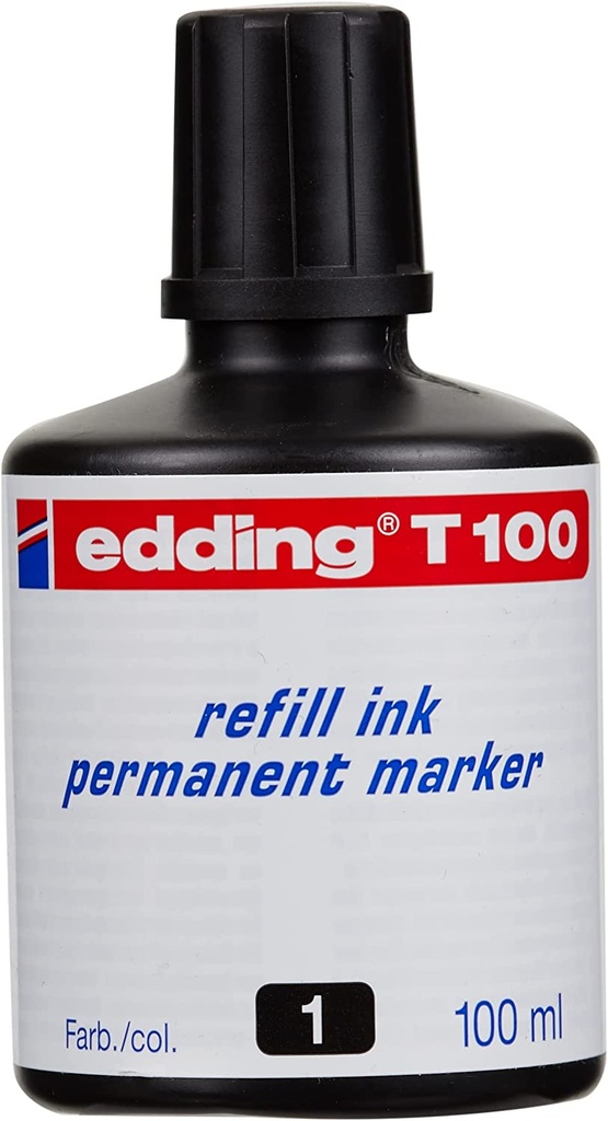 Tinta recarga marcador permanente 100ml T100 Edding