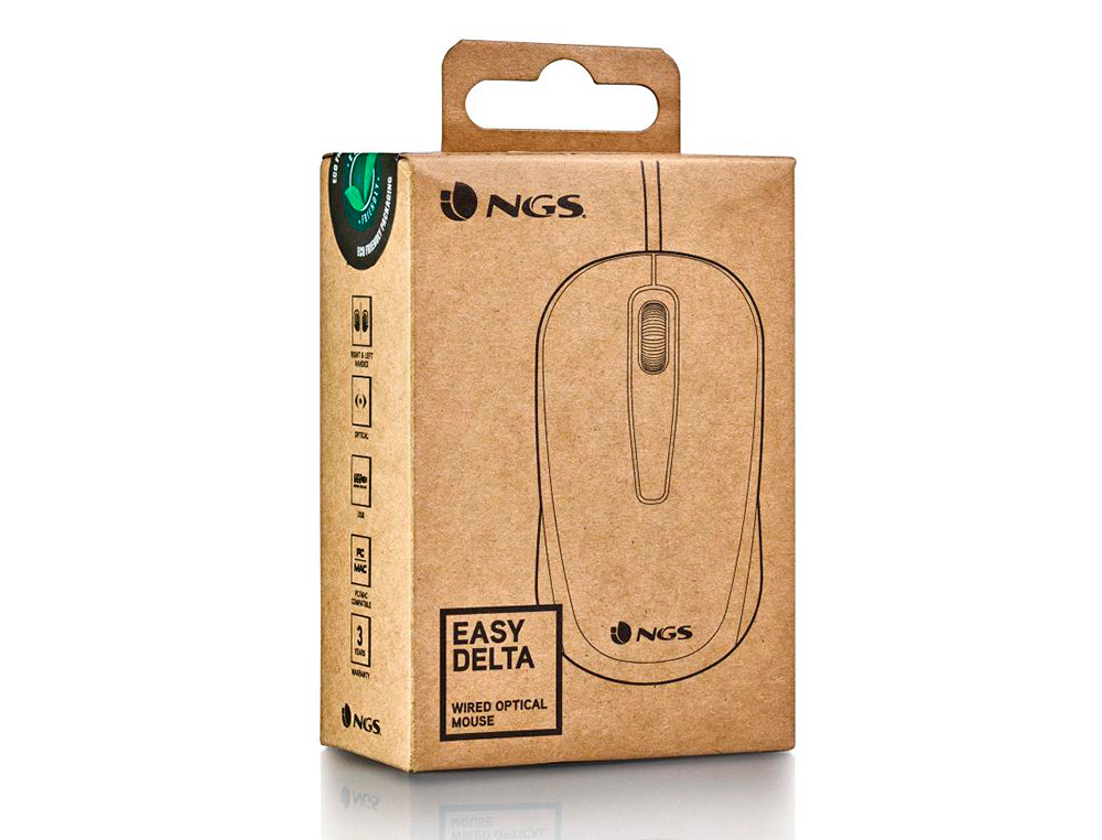 Raton NGS Easy Delta alambrico USB